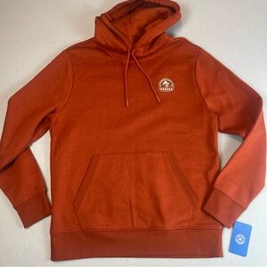 Hurley Southwest Surf Club Hoodie Mens Medium Rust Orange Skull Palm Trees NWT